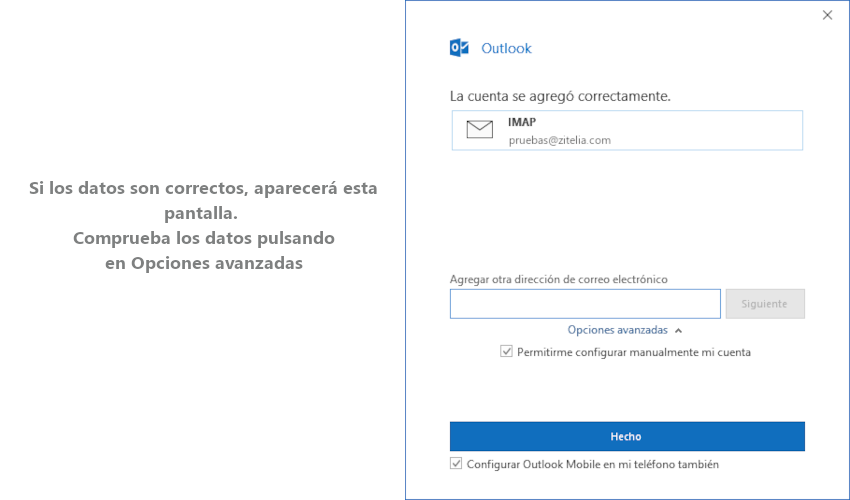 Como configurar el correo electrónico