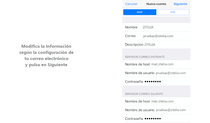 Como configurar el correo electrónico