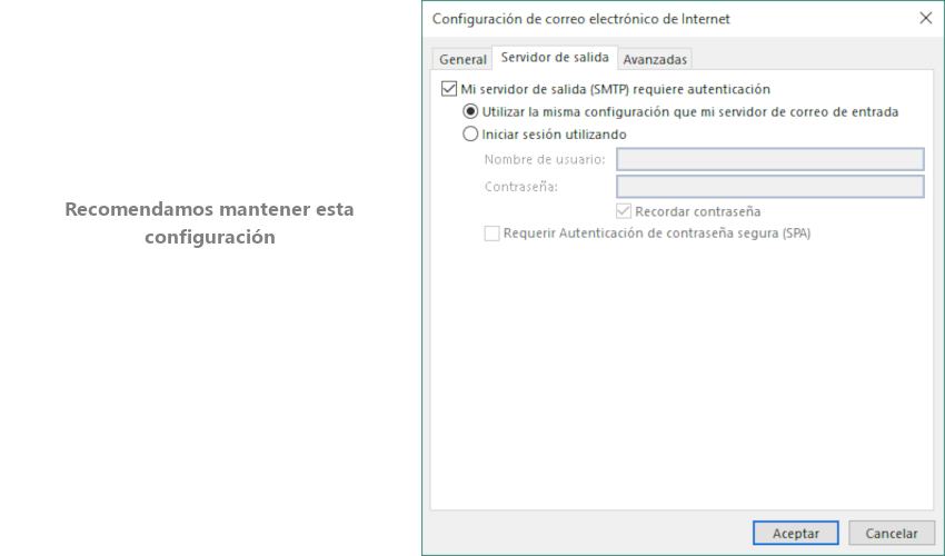 Como configurar el correo electrónico